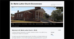 Desktop Screenshot of drmartinlutherchurch.org