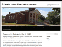 Tablet Screenshot of drmartinlutherchurch.org